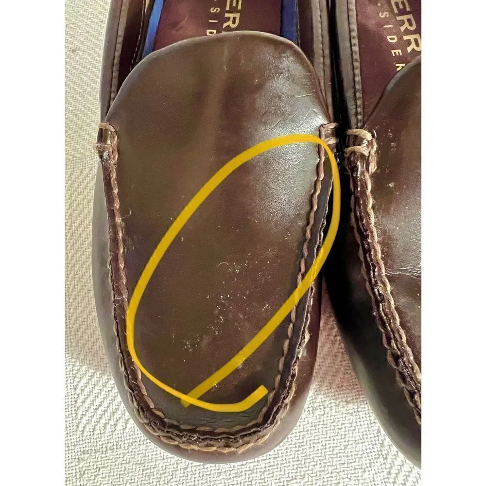 Sperry’s Men's Davenport Brown Venetian Driving Loafer Sz 8.5 Actor Wore On TV